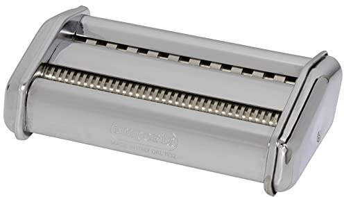 Imperia Silver Manual Pasta Maker, Stainless Steel, Tagliatelle & Fettuccine Attachments