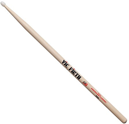 Vic FIrth - Baquetas de la serie American Classic® 7AN - Madera de nogal American - Punta de Nailon