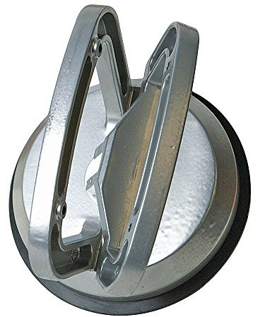 Silverline 427574 - Ventosa professionale, in alluminio, 115 mm