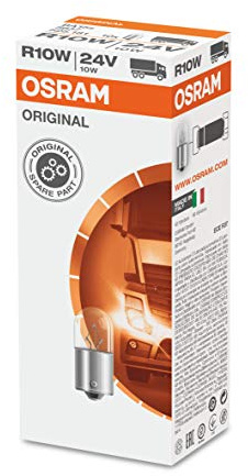 Osram 5637 Original Faltschachtel Sonderlampen R10W 24 V, Set of 10