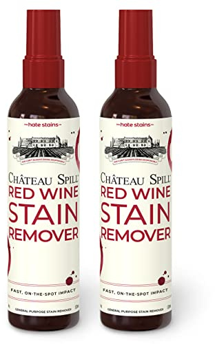 Chateau Spill 4oz by Chateau Spill | For Clothes, Carpet & Upholstery, 4 Fl Oz Travel Size, Also for Juice & Sauce Stains, Carpet Cleaner, Wine Remover Spray