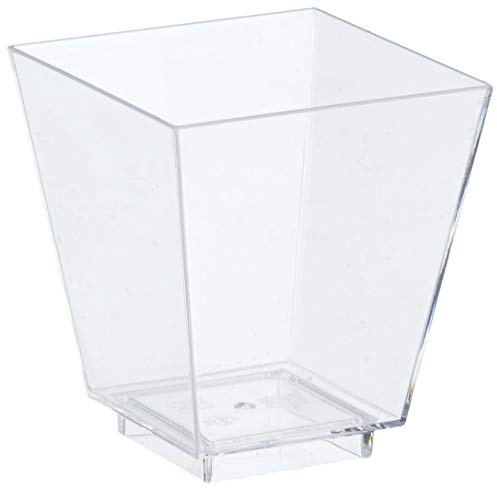 Papstar 19988 - 50 Coppette, 4,5 x 4,5 x 5 cm, Transparenti