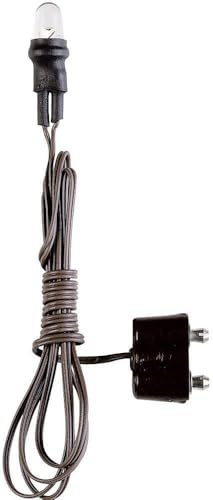 Kahlert Licht 0113054 - Miniatur - LED-Lämpchen, 5 mm, mit Kabel und Stecker, weiß