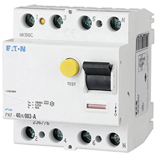 Eaton PXF-A FI-Schutzschalter, 3+N-polig, 25A, 30 mA Typ A PXF RoHS, IEC/EN 61008