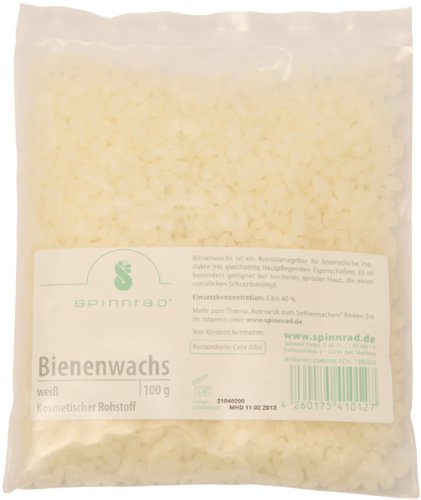 Spinnrad Bienenwachs weiß 100 g