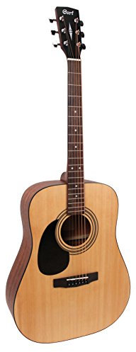 Cort AD810 Akustikgitarrenset Linkshänder Offene Poren