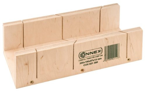 Connex COX821300 Schneidlade, Mehrschicht-Holz, 15 mm stark, Höhe 67 mm, 300 x 100 mm
