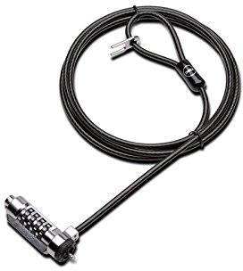 Dell 461-AADC LC300 Combination Lock with 1.8 m Notebook Locking Cable for Inspiron 14 54XX/15 55XX/17 57XX/Latitude 3150/35XX/E7250/E7450/Vostro 15 35XX