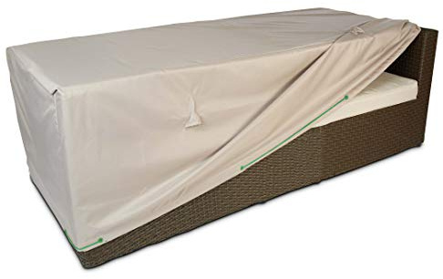 Cov'Up Housse de Protection de canapé de Jardin 205 x 75 x 60 cm, Taupe