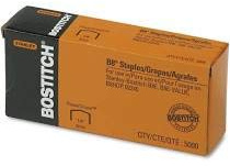 Value Pack of 6 Stanley Bostitch Premium Standard Staples, 1/4 Inch Silver, 5,000 per box (SBS191/4CP)