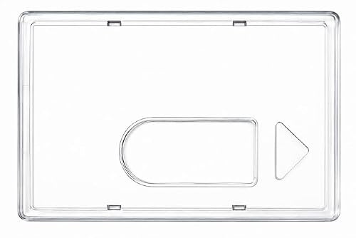 5x TRANSPARENT Schutzhülle Kartenhülle Bankkartenhülle EC Karten Plastikkarten Scheckkarten Bankkarten Kreditkarten Polycarbonat Daumenausschub