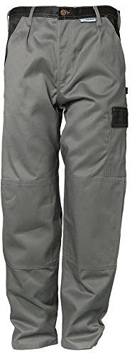 Planam 1214029 Tristep Bundhose, Grau/Schwarz, Größe 29