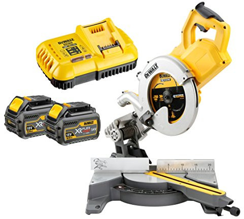 DeWalt Sierra de panel de batería, 54 V, Flex V, 1 pieza, dcs778t2 de QW