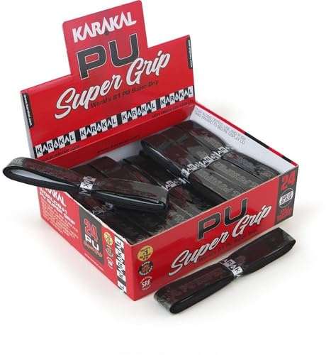 Karakal PU Super Grip svart bas greppband – 24 låda
