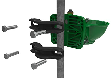Kerbl 222019 Rohrbefestigungsbügel, Paarweise für H10 Plus HP20, 140 mm