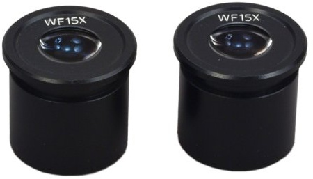 OMAX A Pair of WF15X WideField Eyepieces with 30.5mm Mount Size for Stereo Microscopes