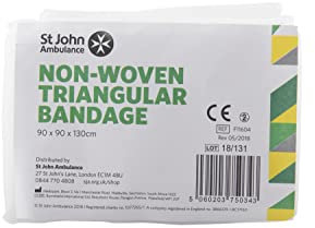 ST JOHN Ambulance 90 x 90 x 130 cm Einweg Dreieckstuch