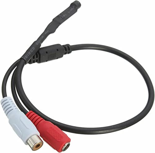 BW Microphone pour caméra de sécurité Surveillance CCTV