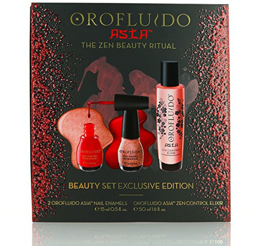 Revlon Orofluido Asia Zen Set Elixir + 2 Esmaltes, 1er Pack (1 x 50 ml)
