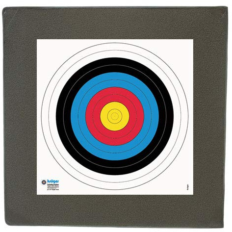 YATE Bogenschießen Zielscheibe Sandwich 60cm x 60cm x 7cm bis 35 lbs (Pfund) Bogensport Bogenschießscheibe Bogenzielscheibe Indoor & Outdoor