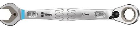 Wera 05020081001 Ratcheting Combination Wrench Joker 11 reversible/16x234mm, Cyan, 11/16