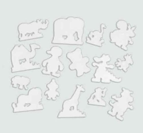 Happy Price Toys MIDI Bügelperlen Stiftplatten Set Zoo 15 Steckplatten