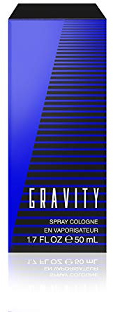 Gravity Eau de Cologne Spray, Vegan Formula, Fragrance, Earthy Wood and Leather Notes, 1.7oz