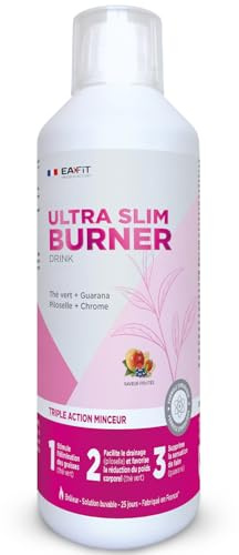 Draineur Minceur - Eafit Ultra Slim Burner - Anti-Retention D'eau - 500 Ml | Elimine la retention d'eau, sculpte la silhouette naturellement - complement minceur draineur fruite fabrique en france