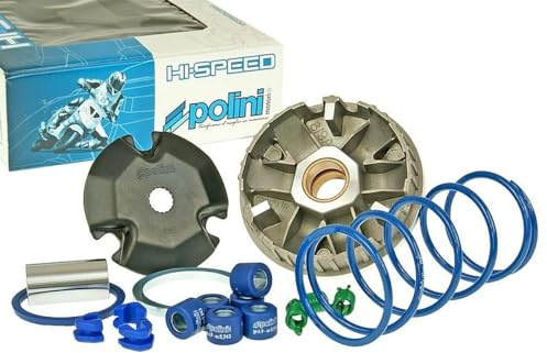 variomatik POLINI Hi-Speed – MBK Booster Spirit 50 | Vertical 50 cm³; kit: variateur, douille, Evo-Slider, ressorts d'embrayage, ressort de poussée 22 kg, galets 16 x 13 6,9 g