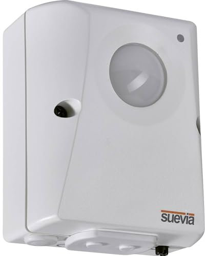 Suevia 1487389 SU132012 - Interruptor crepuscular (230 V, 1 puerto), color blanco