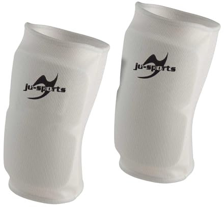Ju-Sports Ellenbogenschoner - Baumwolle 1 Paar I Bandageartige Ellenbogenschützer für Kampfsport, Thaiboxen, Judo, MMA UVM I Mit Schaumstoffpolsterung I Größe L