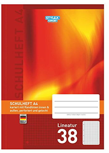 Stylex 29838 Schulheft A4 mit Lineatur 38