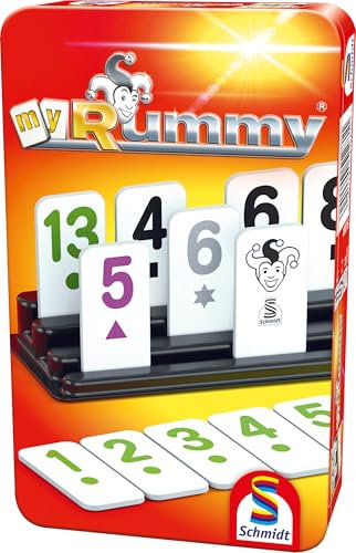 Schmidt Spiele 54281 51281 My Rummy, Bring Mich mit Spiel in der Metalldose