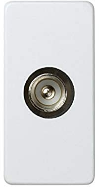 Simon 27475-34 toma de corriente TV Blanco