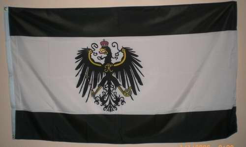 Buddel-Bini Flagge Fahne ca. 90x150 cm : Königreich Preussen