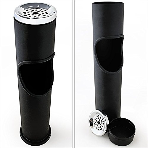 Relaxdays - Standaschenbecher mit Abfalleimer - 46 cm