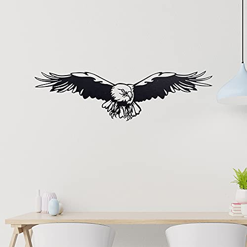 Adler Wandtattoo in 6 Größen - Wandaufkleber Wall Sticker - Dekoration, Küche, Wohnzimmer, Schlafzimmer, Badezimmer