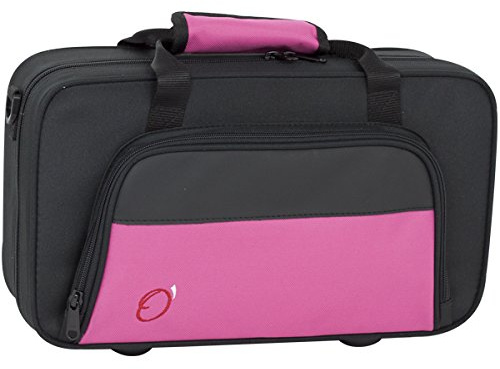 Ortola 8410 FSH - Estuche clarinete rectangular, color negro y fucsia