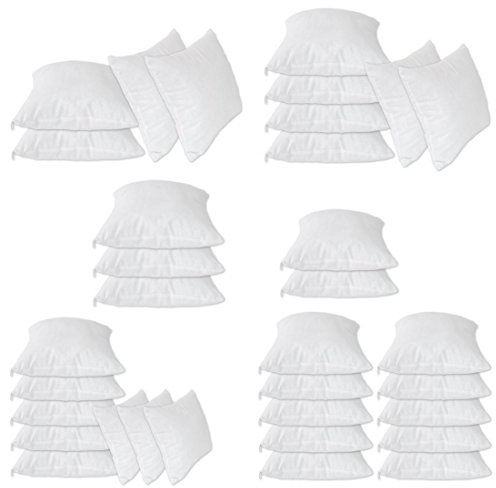Nurtextil24 Füllkissen 2er Pack 30x50 cm Sparpack Inlett 100% Baumwolle | Kopfkissen Innenkissen 100% Baumwolle - Inlett fertig gefüllt mit Reißveschluss - Kissenfüllung, Sofakissen, Zierkissen