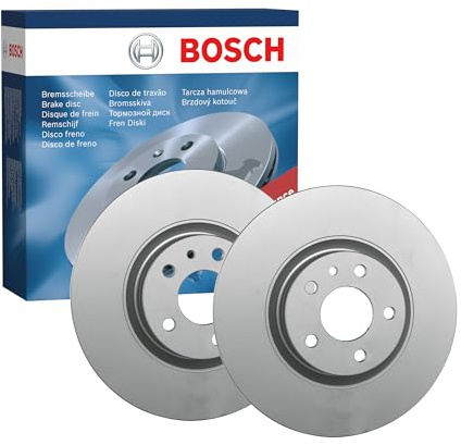 Bosch BD444 Jeu de 2 Disques de Frein - 283.9 mm - Essieu avant | Disques ventilés avec revêtement - Certifié ECE-R90 - Excellent refroidissement, protection anticorrosion avancée