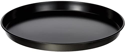Paderno 11741-32 Teglia Pizza, per Torte e Focacce, Antiaderente, 2 Strati, in Acciaio, Cucina professionale, Altezza 2.5 cm, Diametro 32 cm