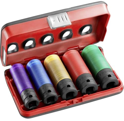 Facom COMP 5 VASOS IMPACTO ALU 15-17-19-21-22MM NSI.5LPB