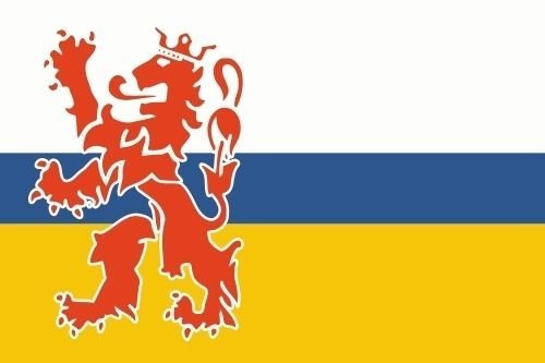 U24 Fahne Flagge Limburg (Niederlande) Bootsflagge Premiumqualität 20 x 30 cm
