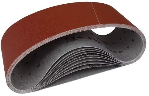 10 Gewebe Schleifbänder 76 x 457 - verfügbar von Korn 40 bis 240 (P 80)