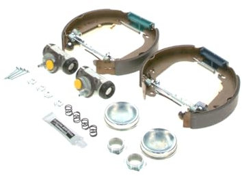 Bosch KS039 Kit Super Pro Kit de freno trasero de tambor 1 juego completo premontado
