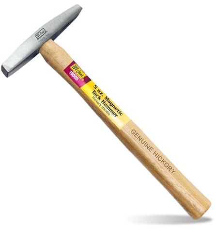IVY Classic 15005 5 oz. Magnetic Tack Hammer with Contoured Hickory Handle, Brown
