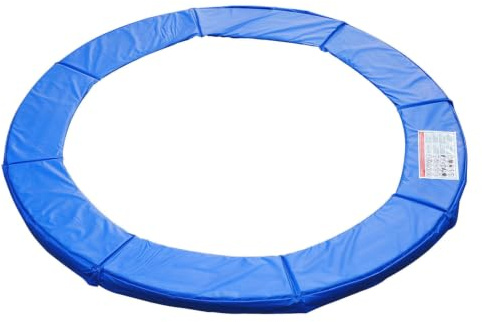 HOMCOM Trampolin Randabdeckung Sicherheitsnetz Wetterplane Leiter Randabdeckung: Ø 244cm