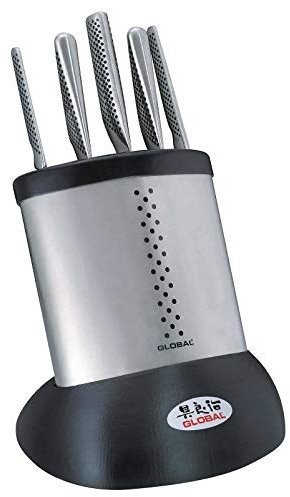 Global 6 Piece 25th Anniversary Knife Block Set