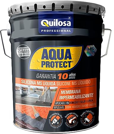 Quilosa T049270 Ms - Silicona liquida, Bote 5 kg, Blanco