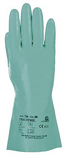 Nitrilhandschuhe Tricotril 736 Gr.10 L.300mm grün KCL Kat.III EN374, 5 Paar